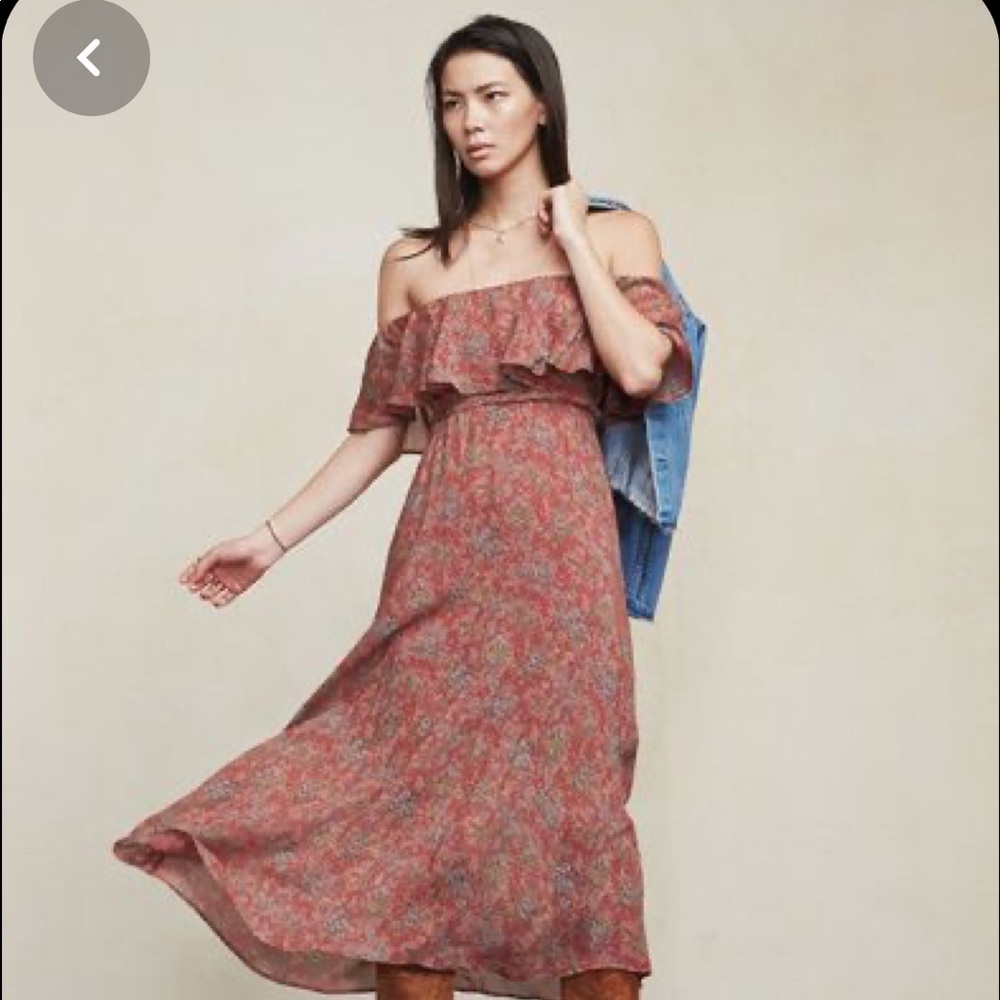 Reformation off the shoulder dress